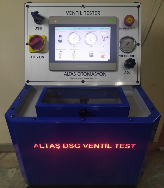 Ventil Test Cihazı Genel Görünüm1